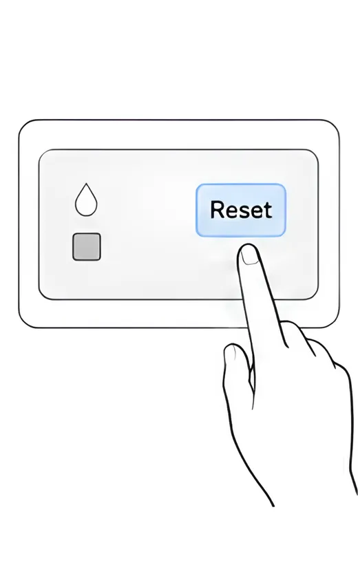Step 5: Reset filter indicator.